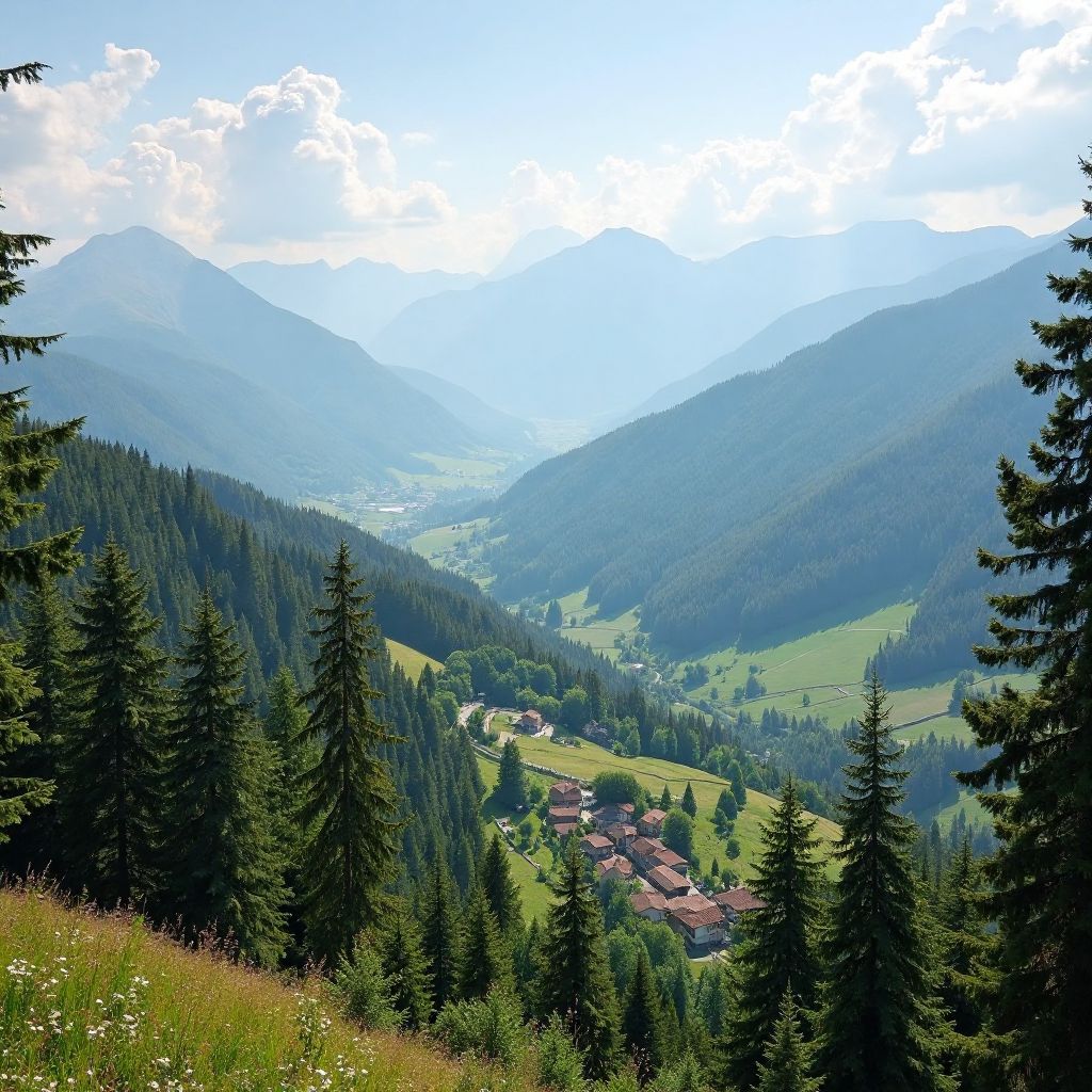 Panoramă a peisajelor naturale din România